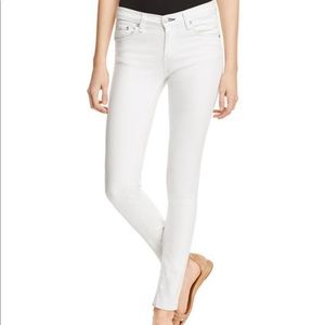 Rag & bone/jean white skinny